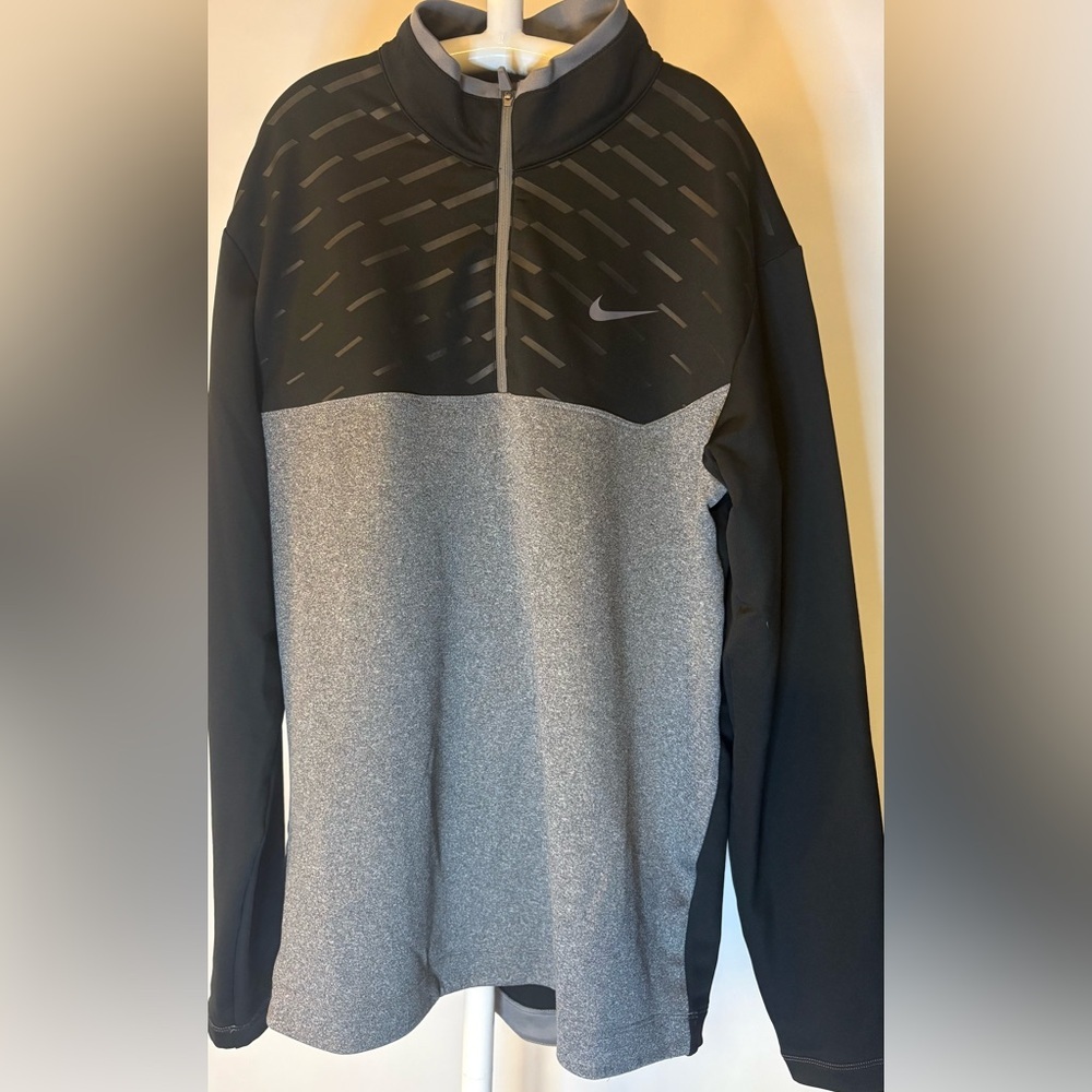 Nike Golf Black Dri-FIT 3/4 Zip Jacket